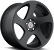 Vissol F-006 8.5x19 5/108 DIA 72.6 matte black