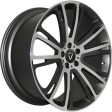 Vissol F-765 10x21 5/112 DIA 66.6 matte graphite with matte polish