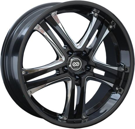 Диски Enkei Tuning SH53 7,5x18 5x110 ET42 dia 73,1 BK+CH - 1