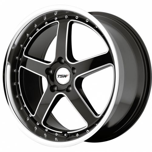Диски TSW Carthage 8x18 5x120 ET35 dia 76 gloss black mirror lip США - 1
