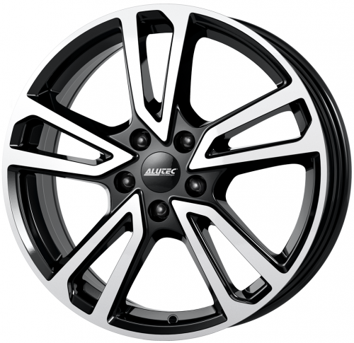 Диски Alutec Tormenta 8x19 5x108 ET42 dia 63,3 diamond black front polished - 1