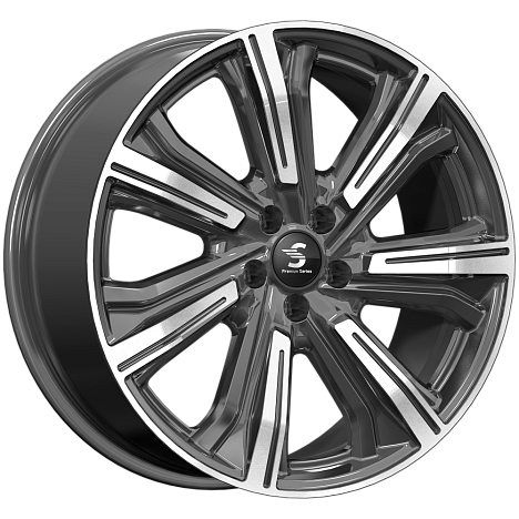 Диски K&K Kleemann 8,5x20 5x114,3 ET45 dia 67,1 diamond black gris - 1