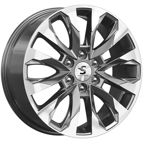 Диски K&K Premium Series КР007 (20_Pajero Sport) 8x20 6x139,7 ET38 dia 67,1 diamond gloss graphite - 1