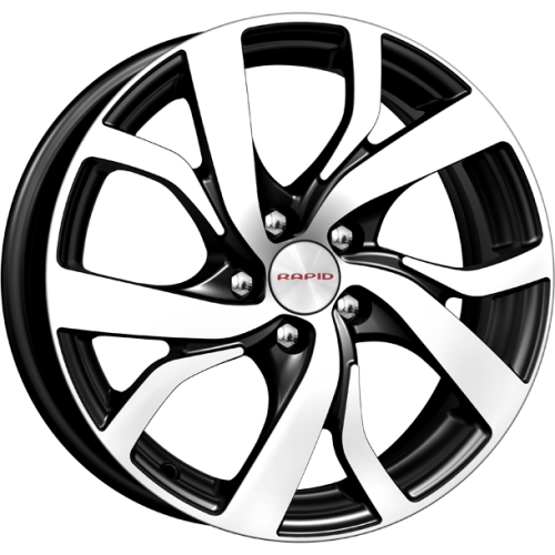 Диски K&K Палермо 6,5x16 5x100 ET42 dia 57,1 алмаз черный - 1