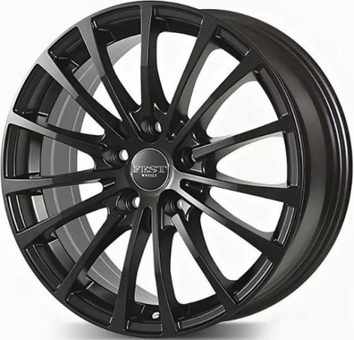 Диски Прома Цунами 7x17 5x105 ET39 dia 56,6 черный матовый new - 1