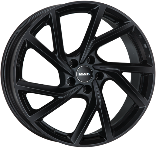 Диски MAK Kassel 7,5x18 5x114,3 ET48 dia 76 gloss black - 1