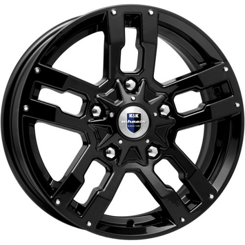 Диски K&K Штокман 6x16 5x139,7 ET40 dia 98,5 алмаз черный - 1