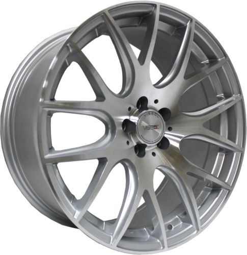 Диски Vissol V-001 8,5x18 5x112 ET40 dia 66,6 silver cut - 1