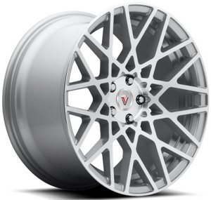 Диски Vissol F-677 10x20 5x114,3 ET40 dia 72,6 silver polished кованный - 1