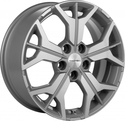 Диски Khomen Wheels KHW1715 (Jetta) 7x17 5x112 ET54 dia 57,1 F-silver-FP Россия - 1