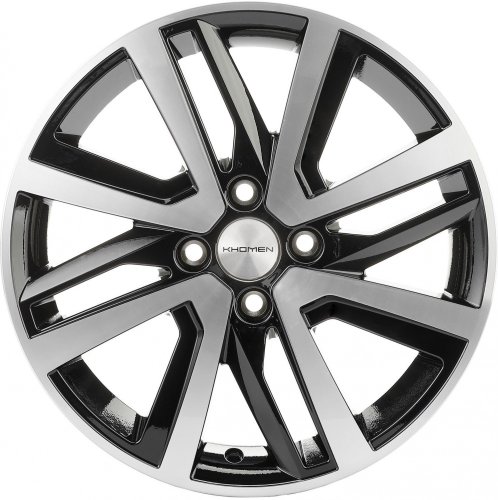 Диски Khomen Wheels KHW1609 (Nexia) 6x16 4x100 ET47 dia 56,6 black-FP - 1