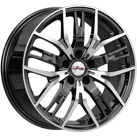 Диски iFree Аскет 7x17 5x114,3 ET35 dia 67,1 блэк джек - 1