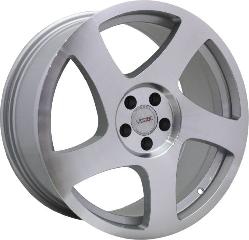 Диски Vissol V-006 8,5x18 5x100 ET45 dia 57,1 silver polished - 1