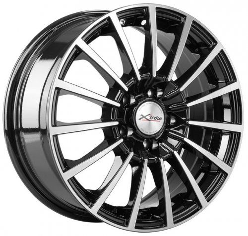Диски X trike X-106 6,5x15 5x110 ET35 dia 65,1 BK/FP - 1
