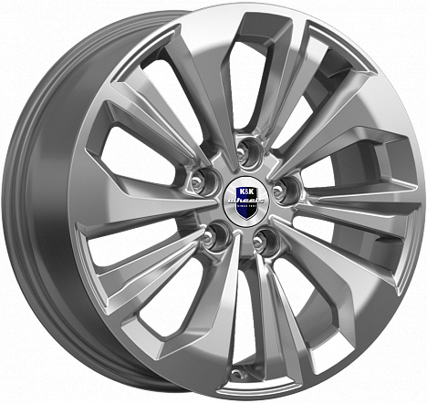 Диски K&K Авиор 7x17 5x114,3 ET50 dia 67,1 дарк платинум Россия - 1