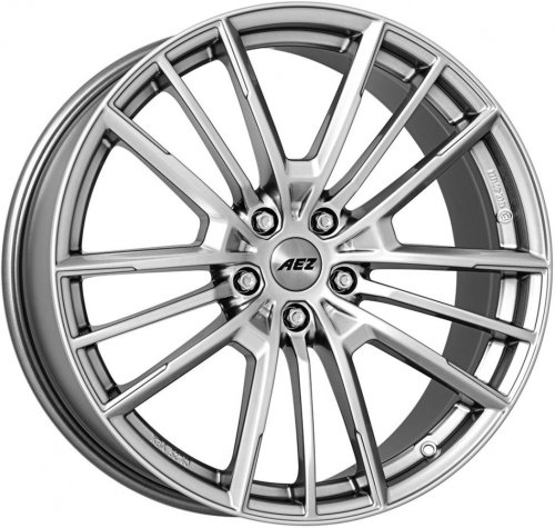 Диски AEZ Kaiman high gloss 8x18 5x112 ET46 dia 70,1 hyper silver - 1