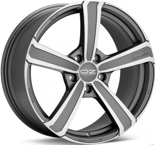 Диски OZ Racing Montecarlo HLT 9,5x20 5x112 ET33 dia 79 matt dark graphite diamond cut - 1