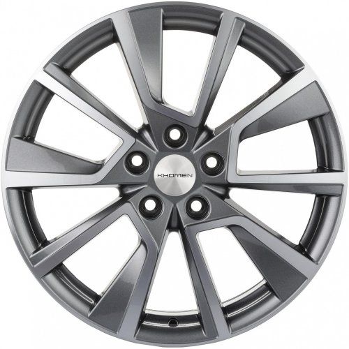 Диски Khomen Wheels KHW1802 (Karoq) 7x18 5x112 ET45 dia 57,1 gray-FP Россия - 1