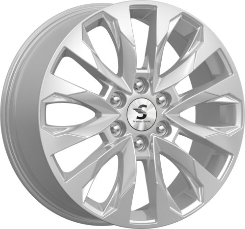 Диски K&K Premium Series КР007 (20_Pajero Sport) 8x20 6x139,7 ET38 dia 67,1 elite silver - 1
