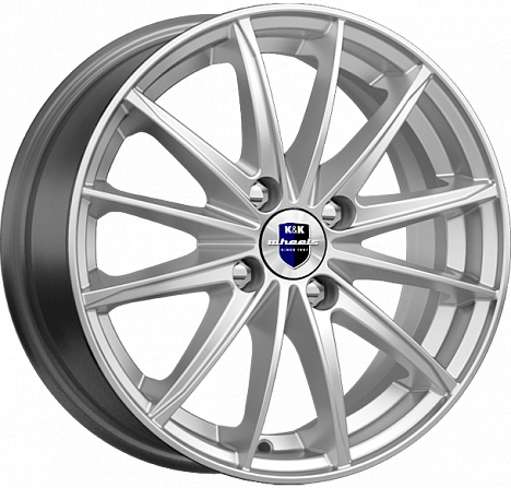 Диски K&K Пойнт Бланк 6x15 4x100 ET35 dia 67,1 сильвер SK - 1