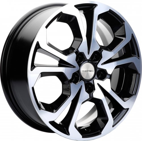 Диски Khomen Wheels KHW1711 (Ceed) 6,5x17 5x114,3 ET50 dia 67,1 black-FP - 1