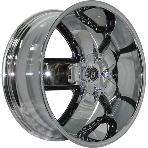Диски Harp Y-18 9,5x22 6x139,7 ET30 dia 78,1 chrome - glossy black attachment - 1