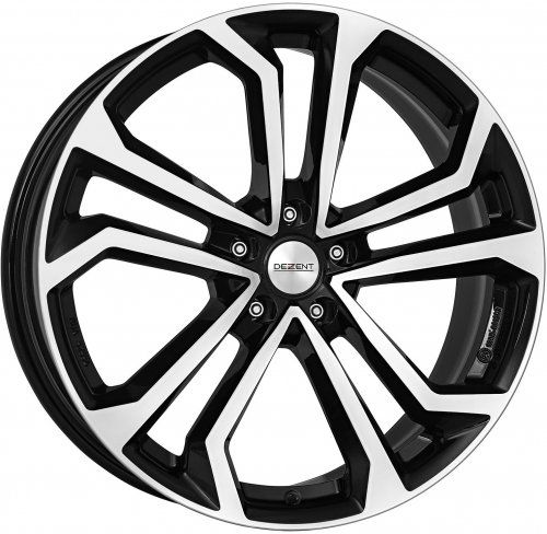 Диски Dezent TA dark 7x17 5x112 ET34 dia 66,6 black polished - 1