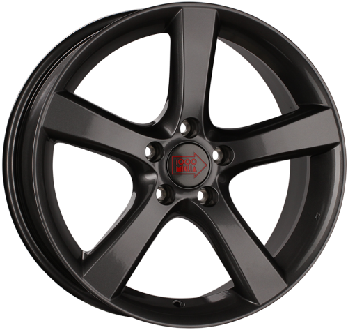 Диски 1000 Miglia MM1001 8x18 5x108 ET40 dia 67,1 dark anthracite high gloss - 1