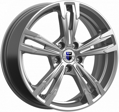 Диски K&K Karrera Light 7x18 5x114,3 ET37 dia 66,6 дарк платинум - 1