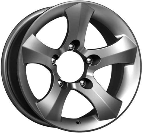 Диски K&K Айсберг 8x16 5x139,7 ET-10 dia 110,1 дарк платинум Россия - 1