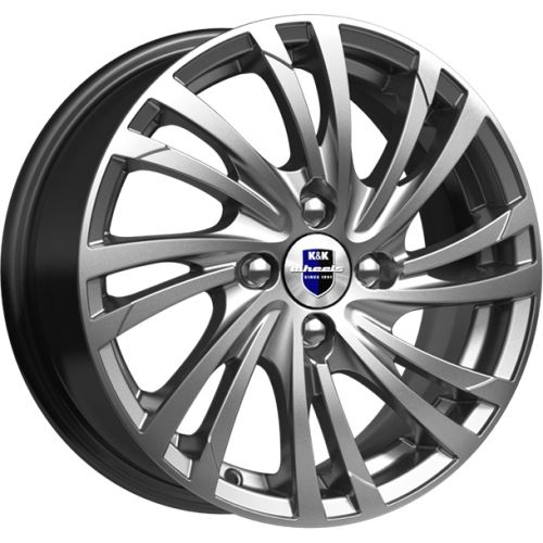 Диски K&K Мейола 6x15 4x100 ET50 dia 60,1 дарк платинум - 1