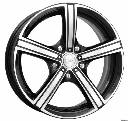 Диски K&K Спринт 6,5x16 5x110 ET37 dia 65,1 алмаз черный - 1