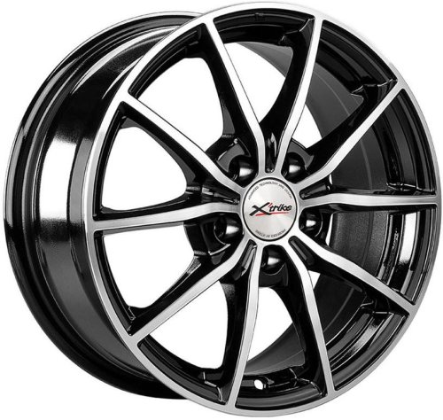 Диски X trike X-111M 6,5x15 5x108 ET43 dia 63,35 BK/FP Россия - 1