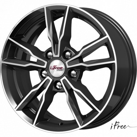 Диски iFree Икигай 6,5x16 5x114,3 ET50 dia 67,1 блэк джек Россия - 1