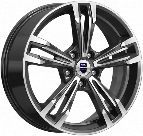 Диски K&K Karrera Light 7x18 5x114,3 ET45 dia 66,1 алмаз черный - 1