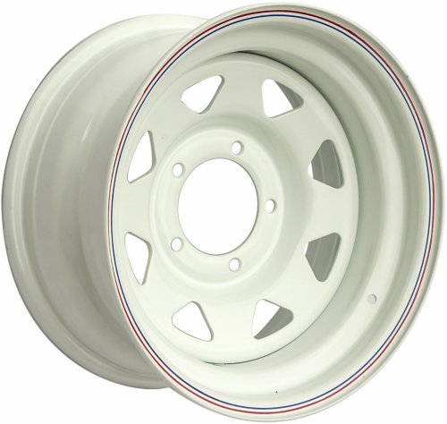 Диски Offroad wheels УАЗ 8x17 5x139,7 ET15 dia 110 white - 1
