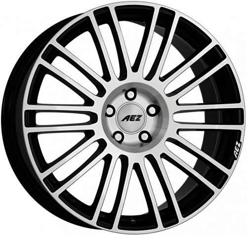Диски AEZ Strike 8,5x19 5x112 ET35 dia 70,1 black polished - 1