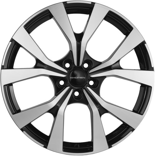 Диски Khomen Wheels KHW1906 (Chery Tiggo 7 Pro) 7x19 5x108 ET33 dia 60,1 black-FP - 1