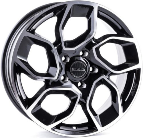 Диски MAK Express 7x17 5x120 ET60 dia 65,1 black mirror - 1