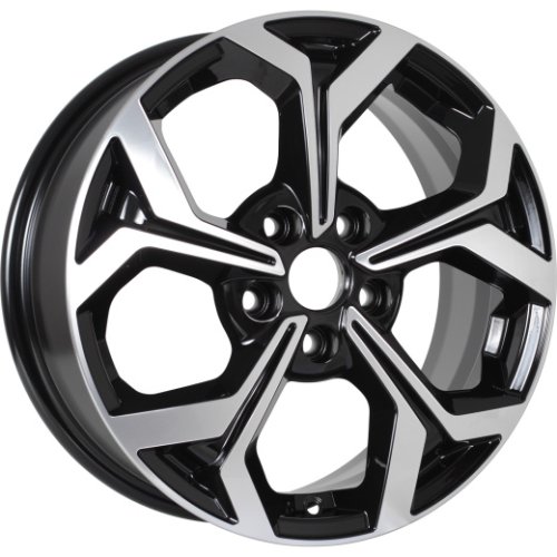Диски KDW KD1639 (16_Ceed CD) 6,5x16 5x114,3 ET50 dia 67,1 black front polished - 1