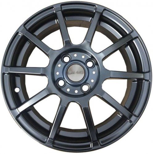 Диски Скад Акита 6x15 4x100 ET45 dia 67,1 черный бархат - 1