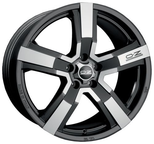 Диски OZ Racing Versilia 8x18 5x130 ET43 dia 71,6 matt black diamond cut - 1