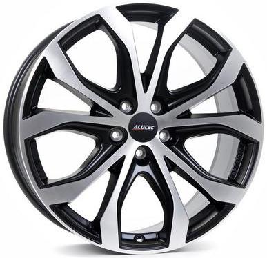 Диски Alutec W10 9x20 5x114,3 ET35 dia 70,1 racing black front polished - 1