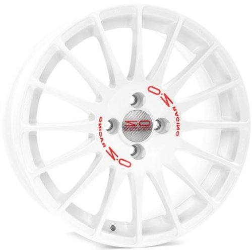 Диски OZ Racing Superturismo WRC 7x17 5x114,3 ET45 dia 75 white + red lettering - 1