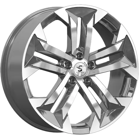 Диски K&K Premium Series КР015 Sorento/Santa Fe 7,5x19 5x114,3 ET49,5 dia 67,1 diamond gloss graphite - 1