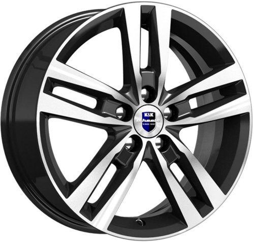 Диски K&K Rassvet 6,5x16 5x114,3 ET45 dia 66,1 алмаз черный - 1