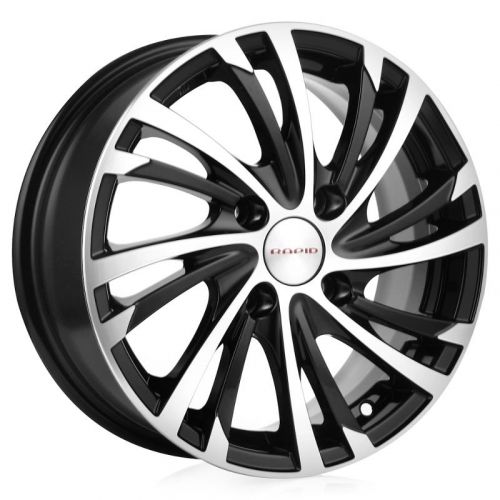 Диски K&K Мейола 6x15 4x100 ET48 dia 54,1 алмаз черный - 1