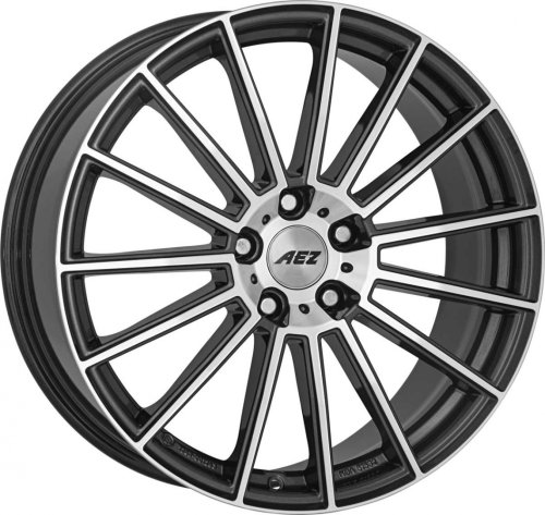 Диски AEZ Steam 8x19 5x112 ET30 dia 66,6 anthracite polished - 1
