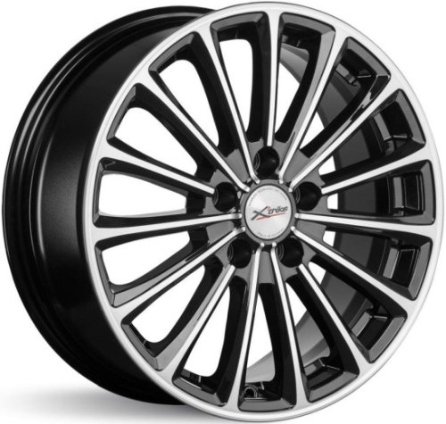 Диски X trike X-136 7x17 5x108 ET45 dia 63,35 BK/FP - 1