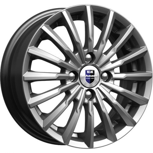 Диски K&K Акцент 7x17 5x108 ET50 dia 63,3 дарк платинум - 1